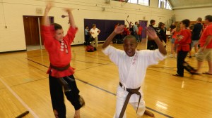 Cris Valenzuela and Jayden Whitfield Celebrate